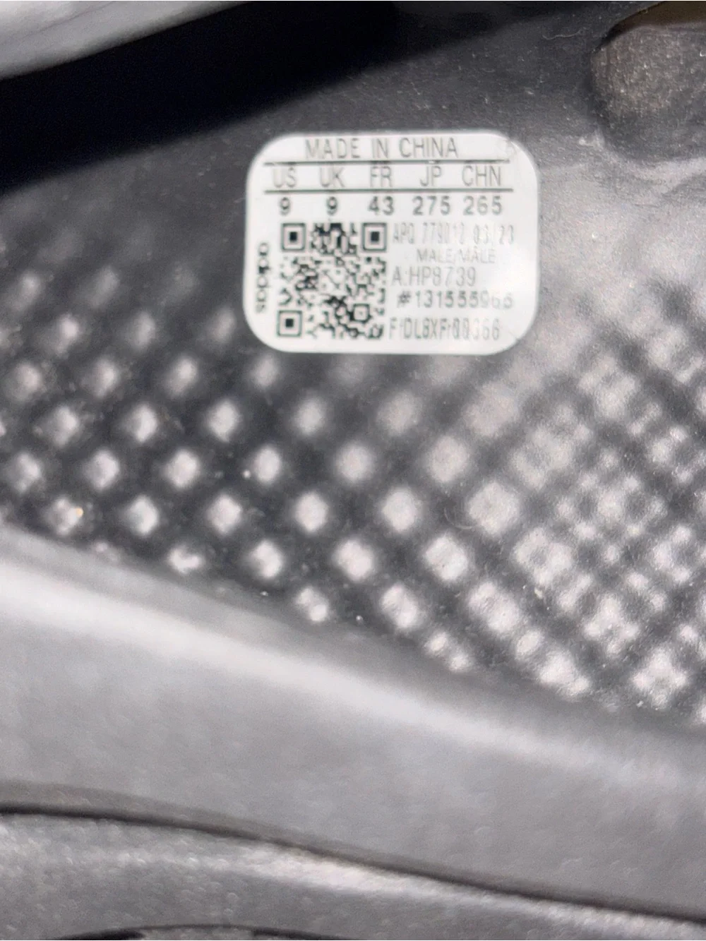 Adidas Black Foam Runner-Style Slip-On - Picture 4 of 4